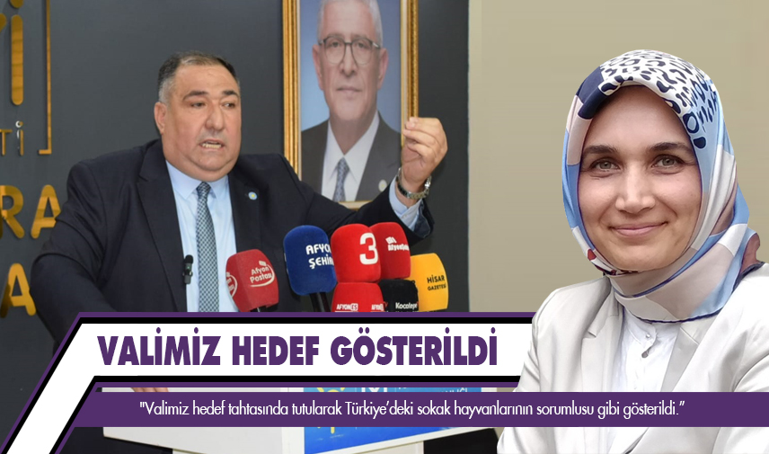 Mısırlıoğlu: Valimiz hedef gösterildi