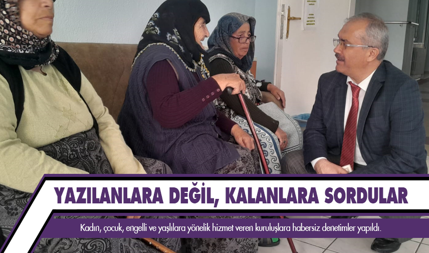 Yazılanlara değil, kalanlara sordular