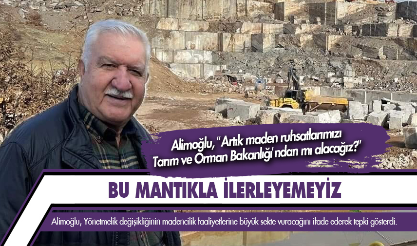 Alimoğlu: Bu mantıkla ilerleyemeyiz