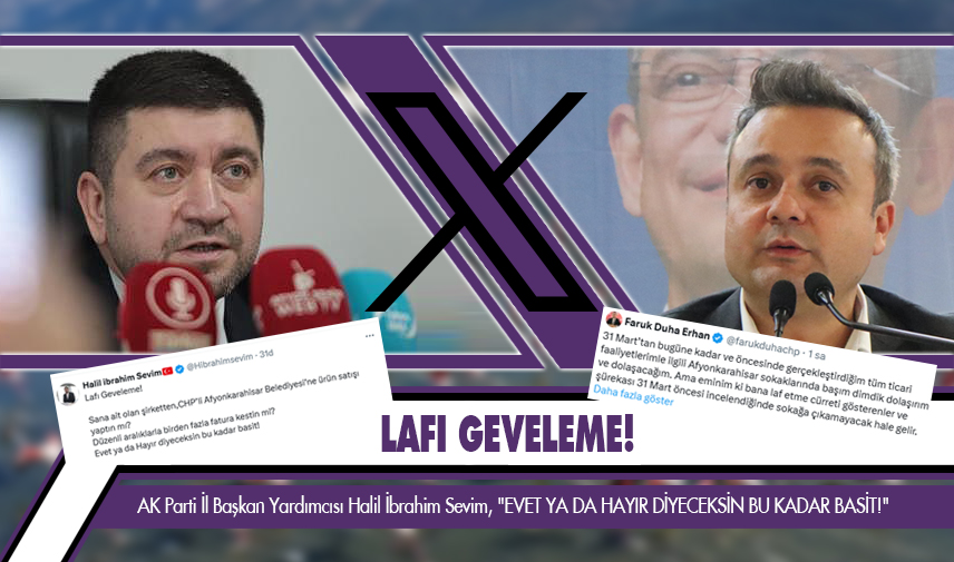 Sevim: Lafı geveleme