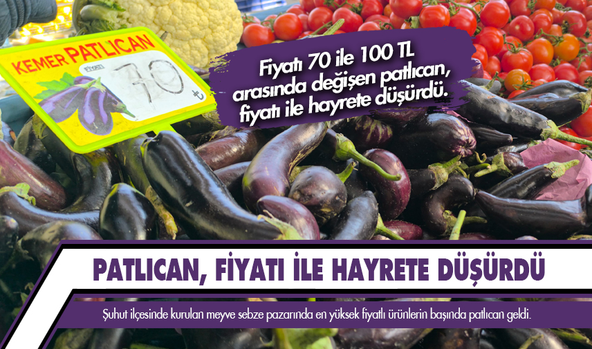 Patlıcan, fiyatı ile hayrete düşürdü