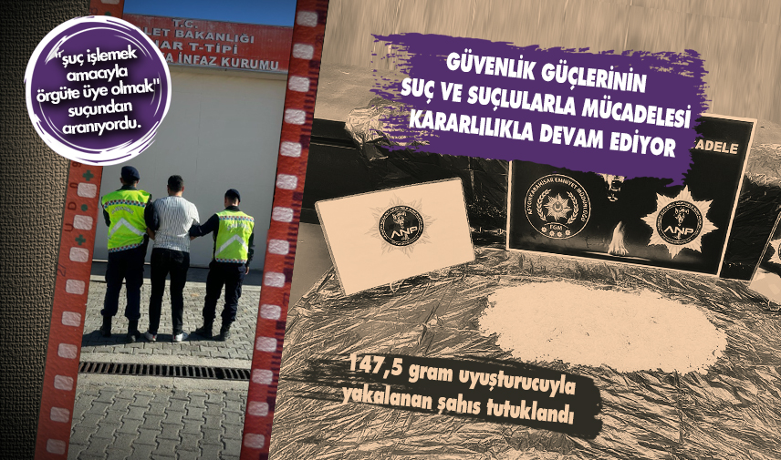 Afyonkarahisar’da güvenlik güçlerinin suç ve suçlularla mücadelesi kararlılıkla devam ediyor