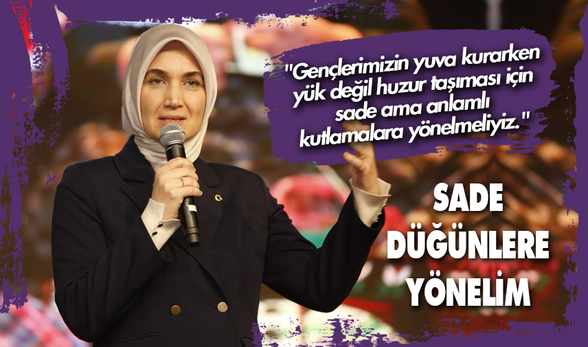 Sade düğünlere yönelim