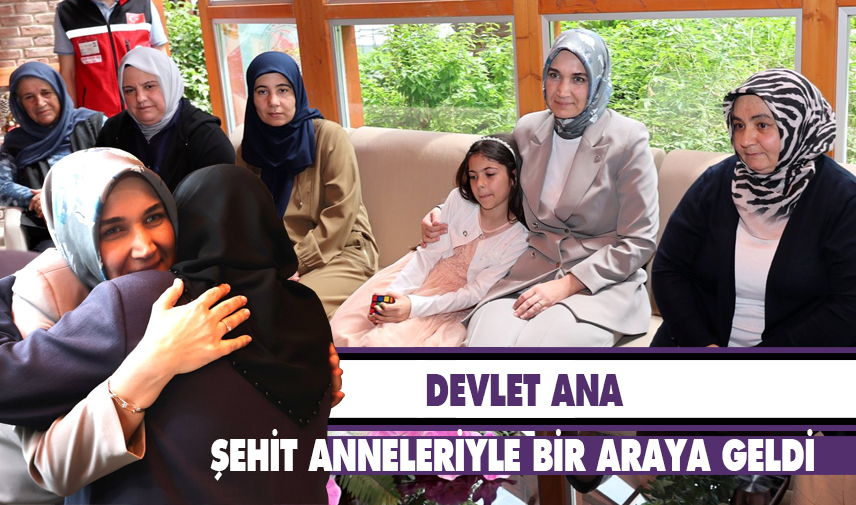 Devlet Ana şehit anneleriyle bir araya geldi