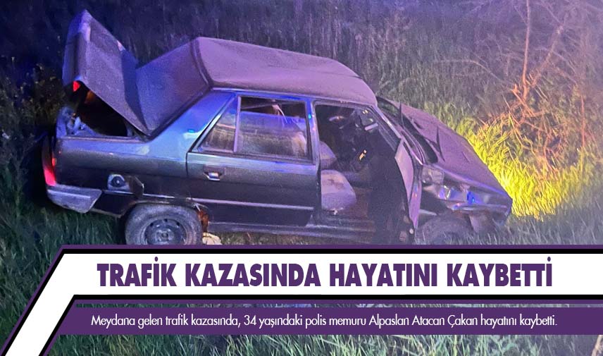 Trafik kazasında hayatını kaybetti