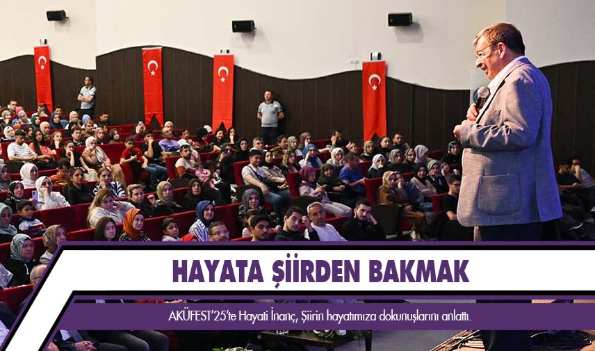 Hayata şiirden bakmak