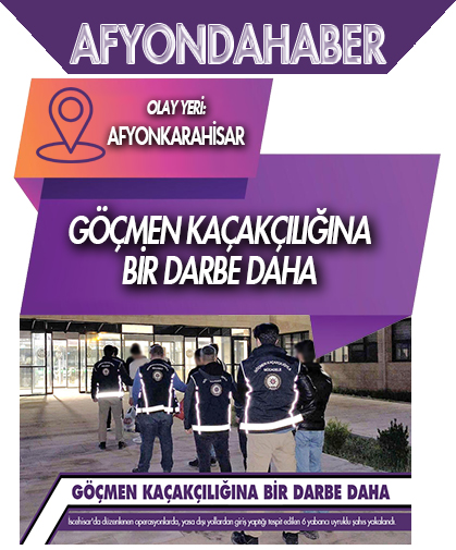 Göçmen kaçakçılığına bir darbe daha