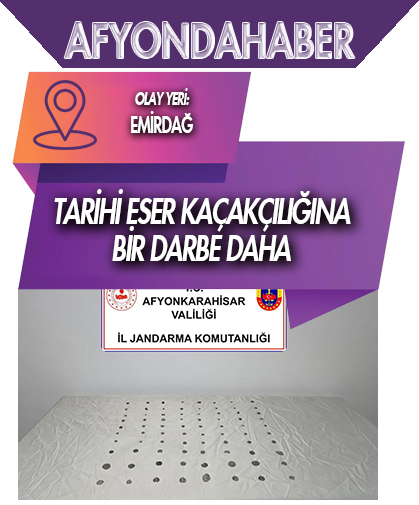 Tarihi eser kaçakçılığına bir darbe daha