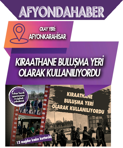 Fuhşa teşvik operasyonu