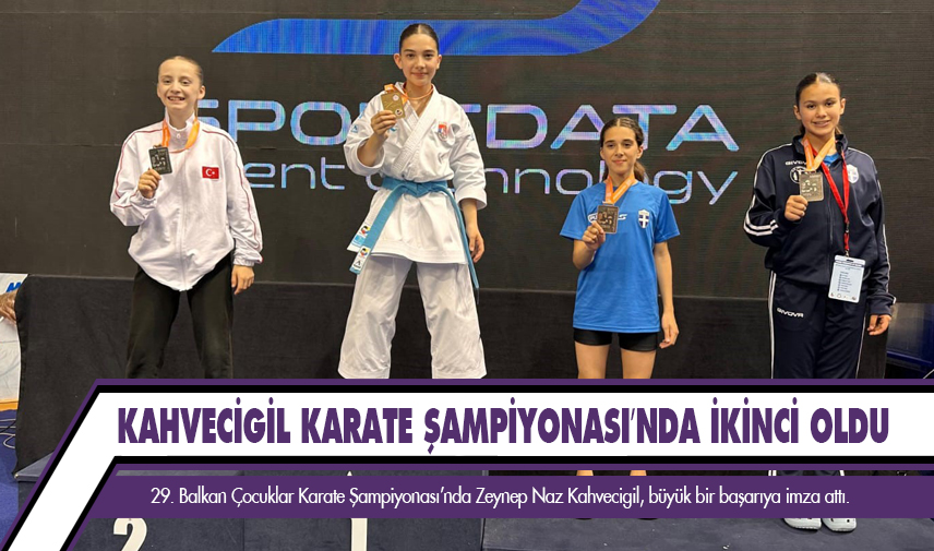 Kahvecigil Karate Şampiyonası’nda ikinci oldu