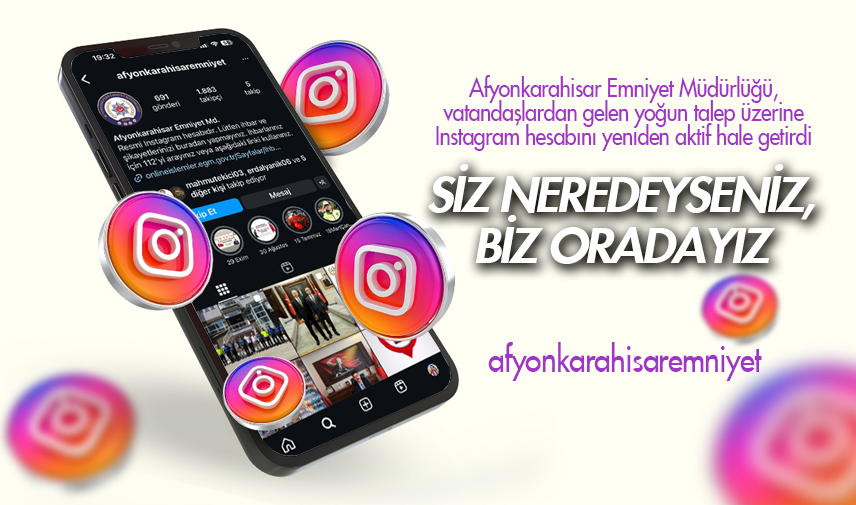 Siz neredeyseniz, biz oradayız