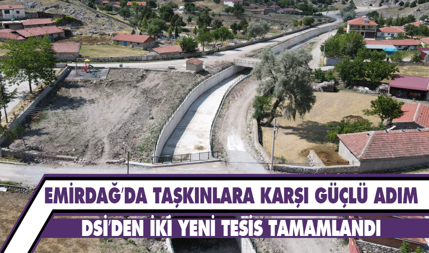 DSİ’den iki yeni tesis tamamlandı