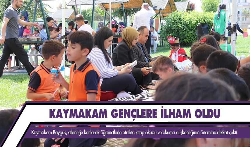 Kaymakam gençlere ilham oldu