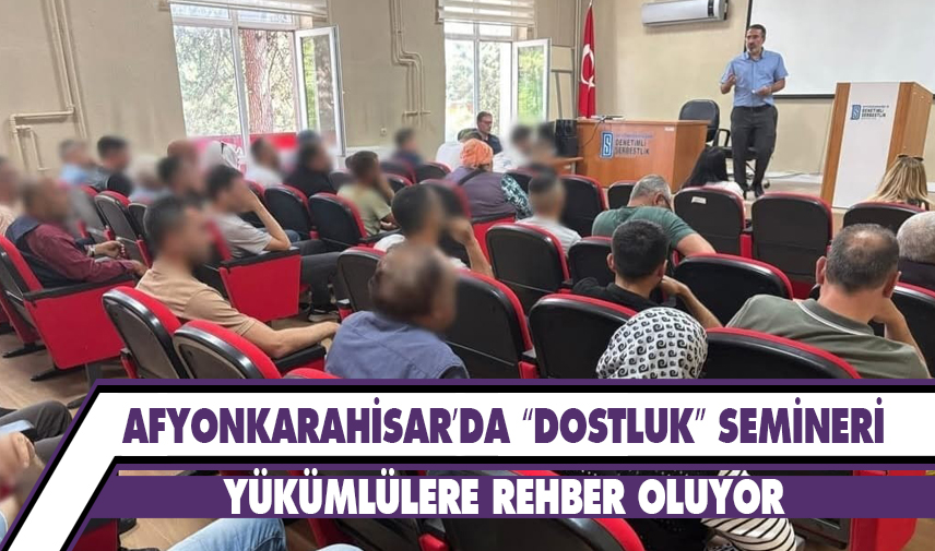 Yükümlülere rehber oluyorlar