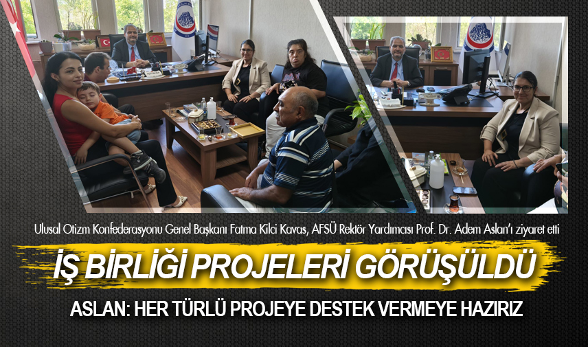 İş birliği projeleri görüşüldü